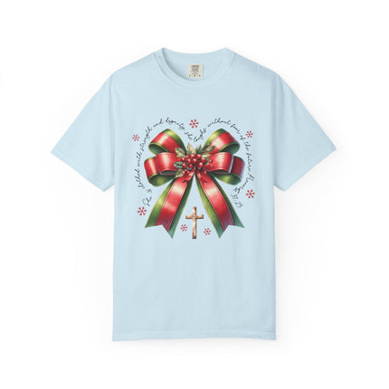 Faithful Christmas Bow Tee