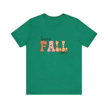 Happy Fall Y’all Patchwork Tee