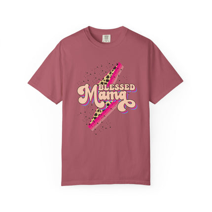 Blessed Mama Retro Bolt Tee