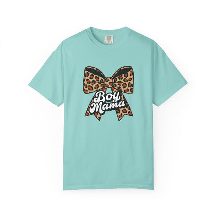 Boy Mama Leopard Bow Tee