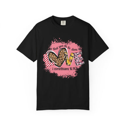 Let Love Be Your Guide Bible Verse Tee
