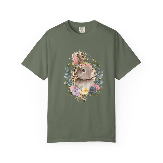 Leopard Floral Bunny Tee