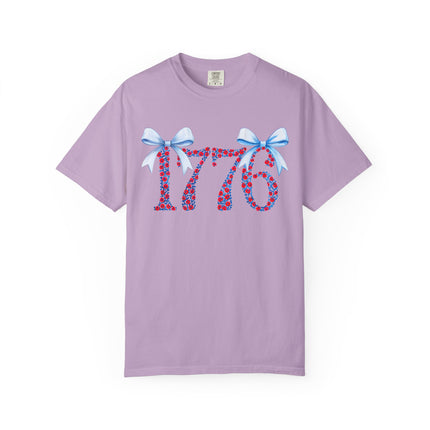 Floral 1776 Bow Tee