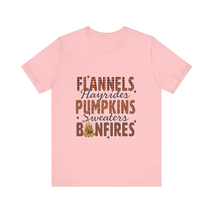 Fall Checklist Bonfire Tee