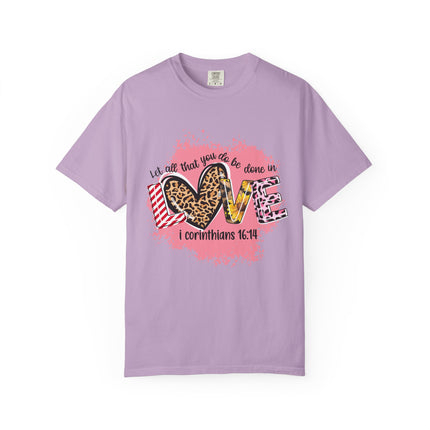 Let Love Be Your Guide Bible Verse Tee