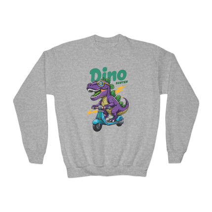 Dino Scooter Youth Sweatshirt