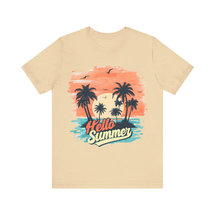 Hello Summer Sunset Tee