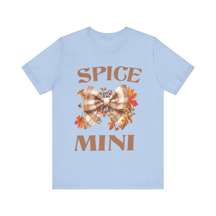 Spice Mini Fall Bow Tee