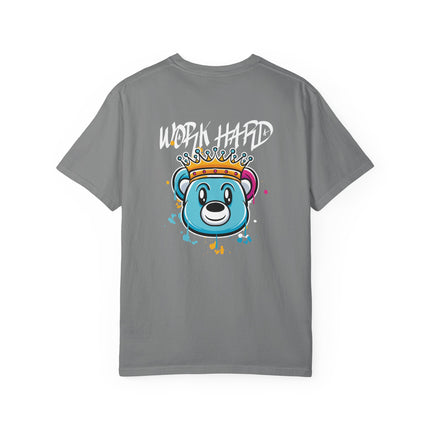 Work Hard Crowned Bear Tee