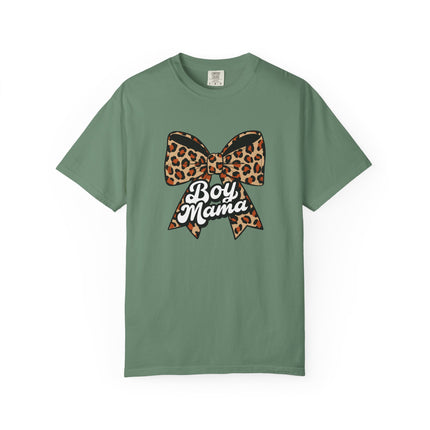 Boy Mama Leopard Bow Tee