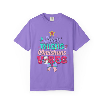 Thick Thighs Christmas Vibes Tee