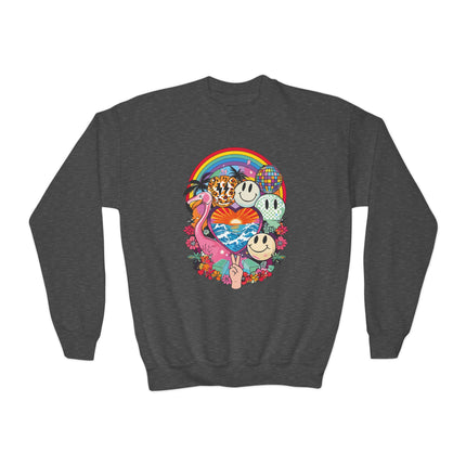 Groovy Vibes Youth Sweatshirt