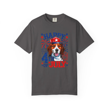 Beagle Fireworks 4th of July Tee