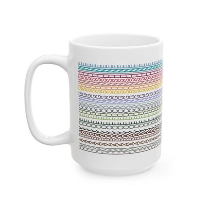Sunshine Stitch Hidden Message Mug
