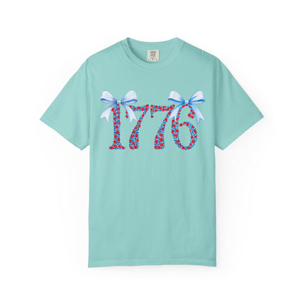 Floral 1776 Bow Tee