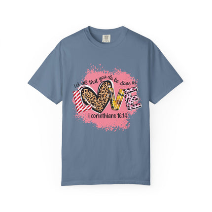Let Love Be Your Guide Bible Verse Tee