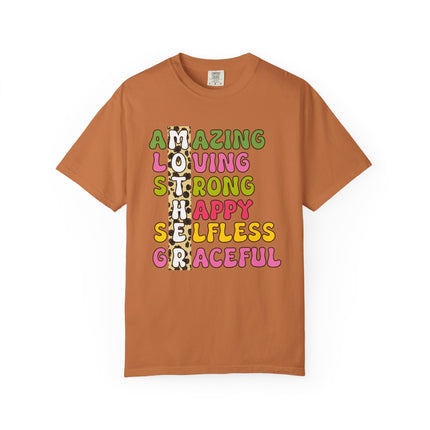 Mother Acronym Leopard Tee
