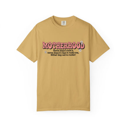 Motherhood Rockin' Quote Tee