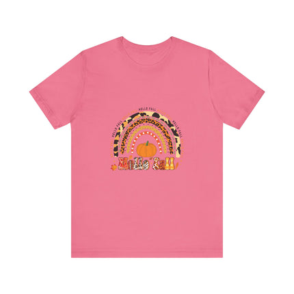 Hello Fall Rainbow Tee