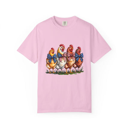 Cluckin' Patriotic Squad Tee