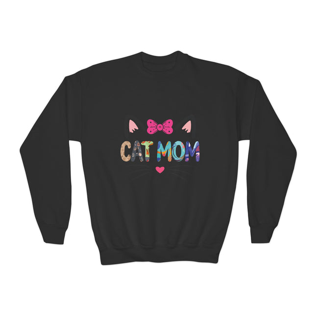 Cat Mom Youth Sweatshirt
