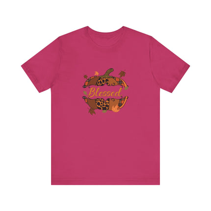 Blessed Leopard Pumpkin Tee