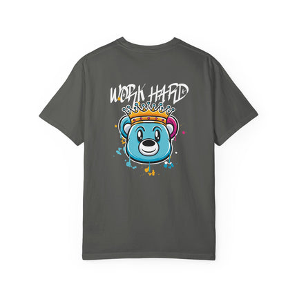 Work Hard Crowned Bear Tee