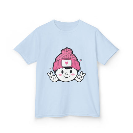 Peace & Hearts Beanie Kids T-Shirt