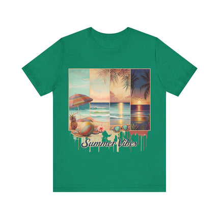 Drip Sunset Collage Tee