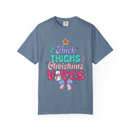 Thick Thighs Christmas Vibes Tee