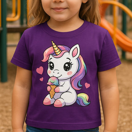Unicorn Ice Cream Kids T-Shirt