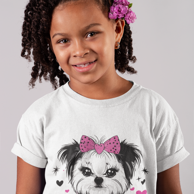Cute Puppy Love Kids T-Shirt